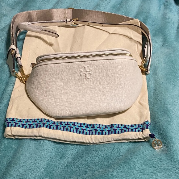 Tory Burch Handbags - Tory Burch Cream Thea Belt Bag